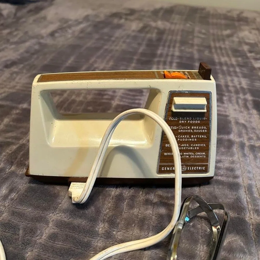 general electric vintage hand mixer
